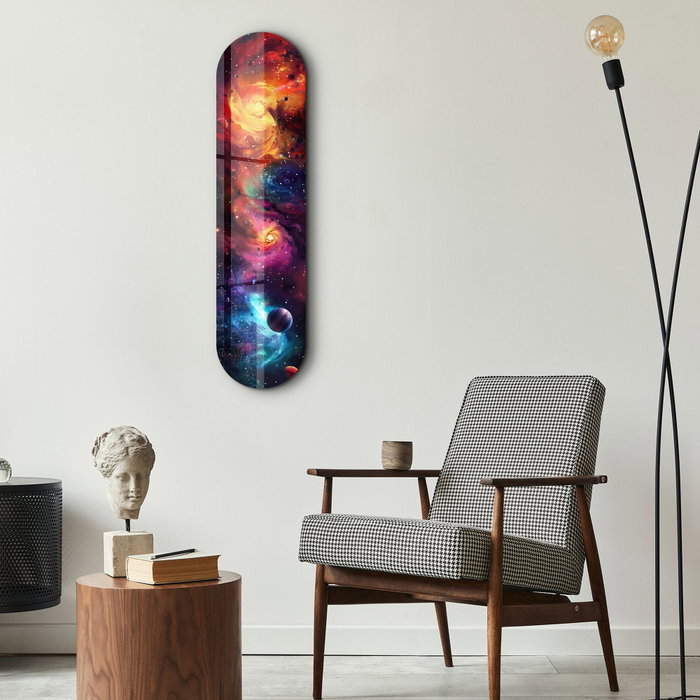 Wallity Colorful Space v2 Pintura Decorativa de Vidrio Templado Multicolor Wallity Colorful Space v2 Pintura Decorativa de Vidrio Templado Multicolor